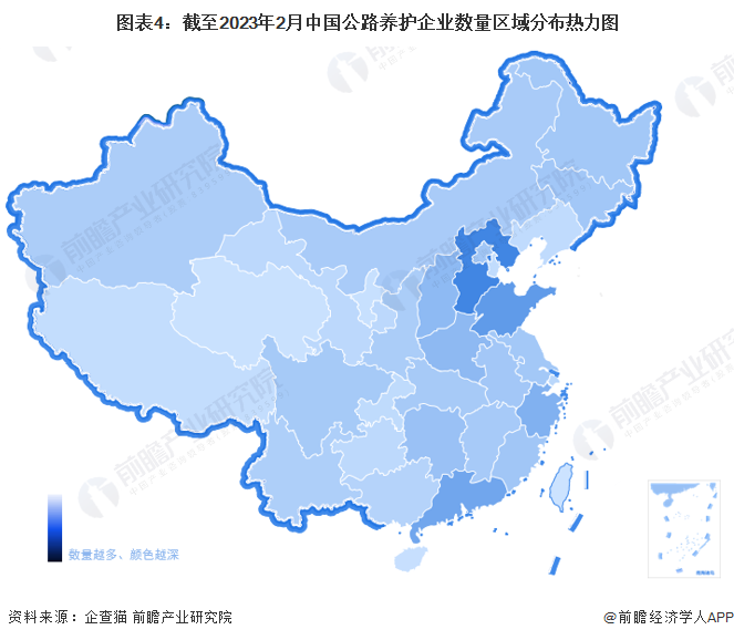 收藏！2023年中国公路养护企业大数据全景图谱(附企业数量、竞争、投融资等)(图4)