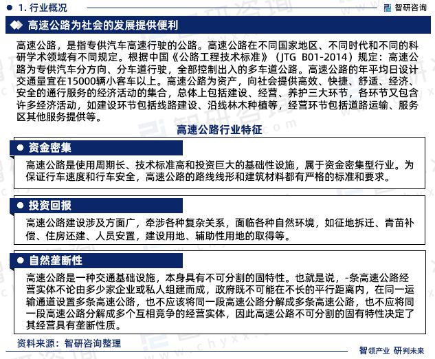 2023年中国高速公路行业市场运行态势、产业链全景及发展趋势报告(图3)